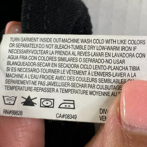 Gloria Vanderbuilt Womens Black Stretch Straight Leg Jeans Size 24 Western Biker - Picture 5 of 9